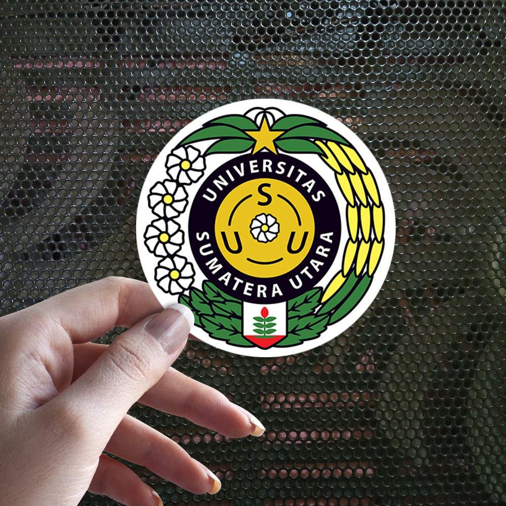 Jual Sticker Decal Vinyl Tahan Air Universitas Sumatera Utara USU ...