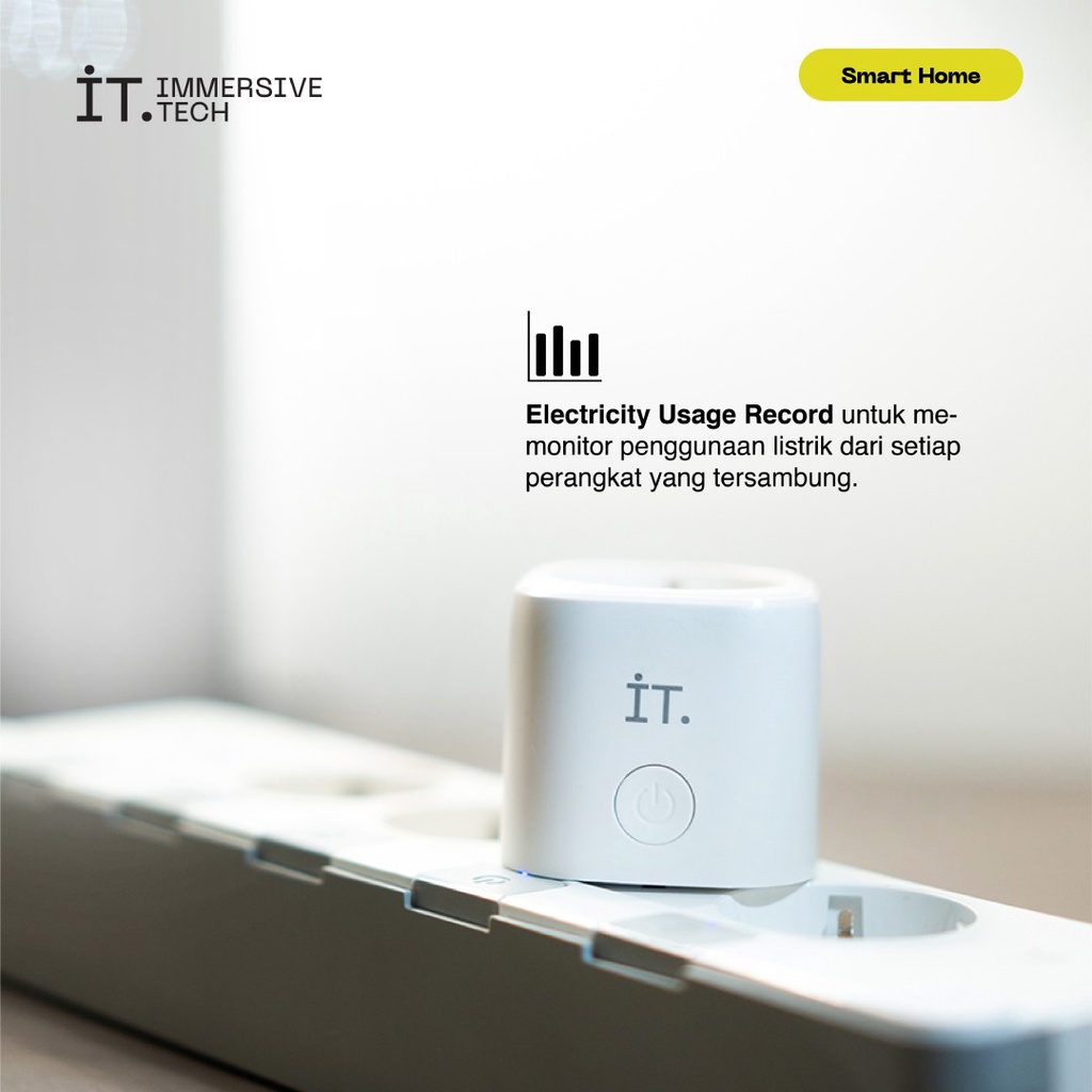 Jual IT Smart Power Socket Single Plug PS03 | Shopee Indonesia
