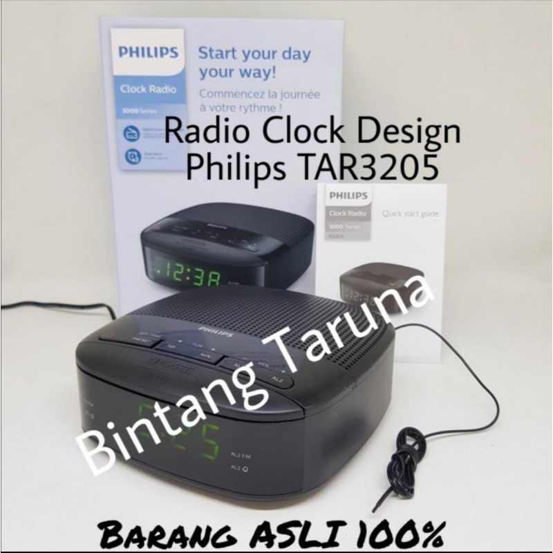 Jual Radio Philips TAR3205 Radio Jam Digital Philips TAR3205 Clock ...