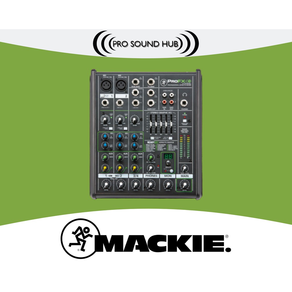Jual Mackie ProFX4v2 ProFX4 v2 Pro FX4 Mixer 2 Channel Mic 4 Input