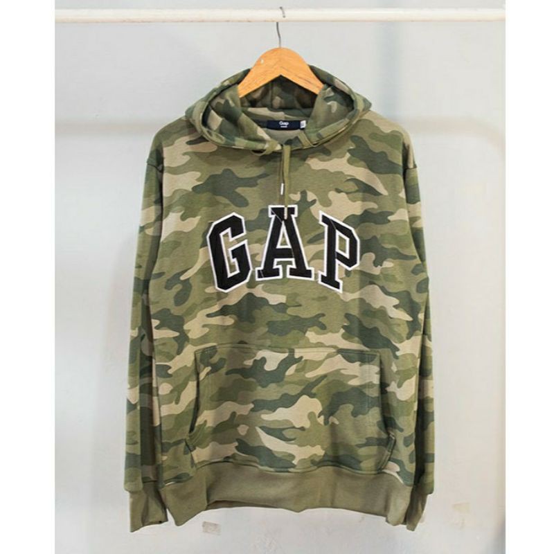 HOODIE GAP ARMY LORENG BORDIR EMBROIDERY FULL TAG