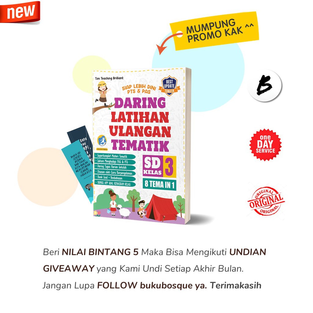 Jual Buku Kelas 3 SD : Daring Latihan Ulangan Tematik - Penerbit ...
