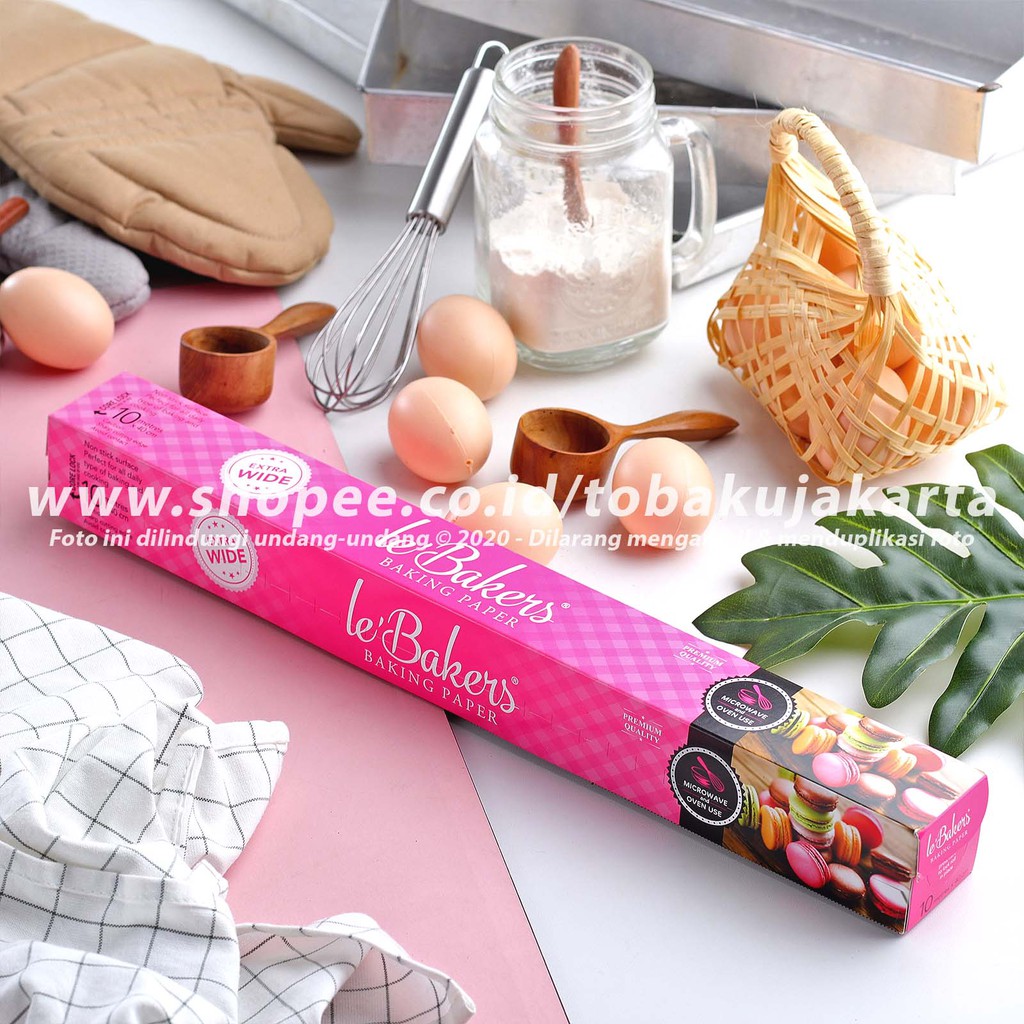 Jual Le Bakers 40 x 60 cm 1 Lebar Baking Parchment Paper Lebakers ...