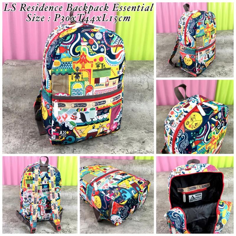 Jual PROMO Lesportsac Residence Backpack Essential Shopee Indonesia
