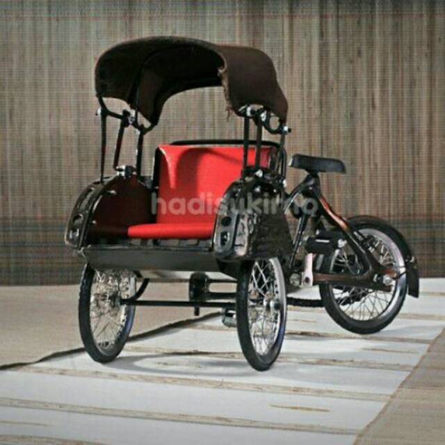 Jual Miniatur Becak Shopee Indonesia