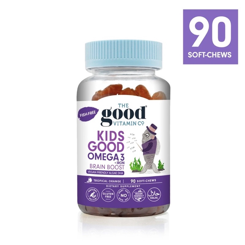 Jual Kids Good Omega Vitamin Omega Anak Halal from The Good Vitamin Co ...