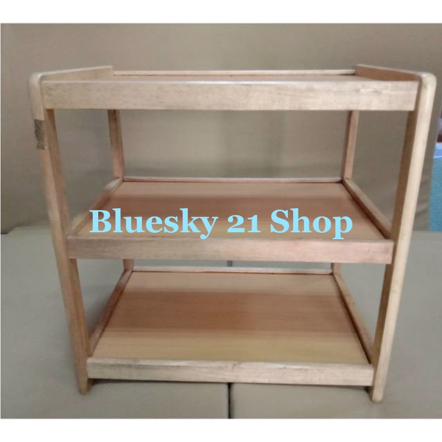 Jual RAK TV RODA KAYU 3 SUSUN MINIMALIS ADINDAH AB 300 MURAH / RAK TV ...