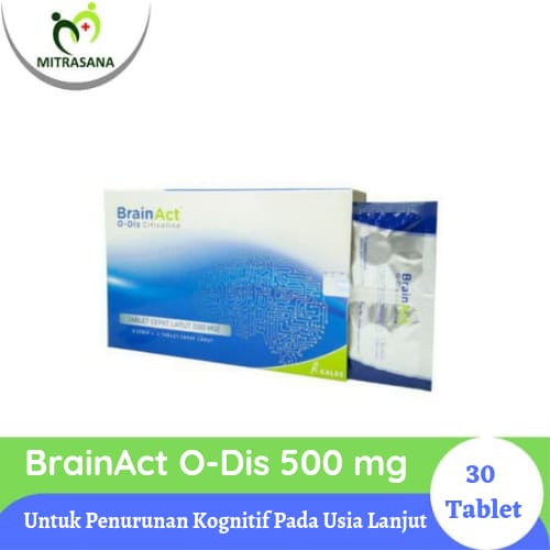 Jual Brainact Odis 500 mg - Suplemen Nutrisi Saraf Otak | Shopee Indonesia