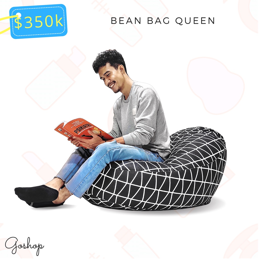 Jual Bean Bag Plus Isi Model Queen Size L Shopee Indonesia