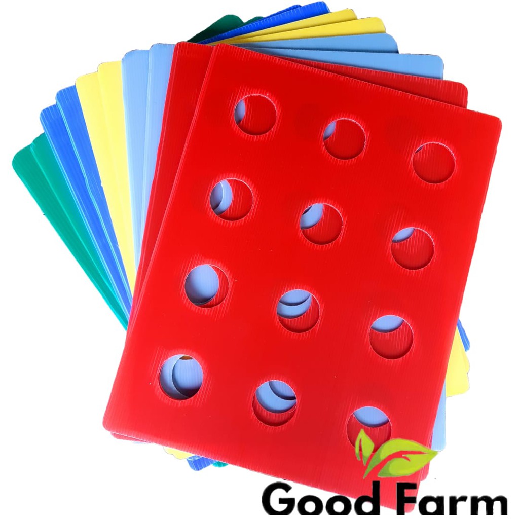 GoodFarm - Tututp Bak Hidroponik 12 Lubang untuk Bak Besar