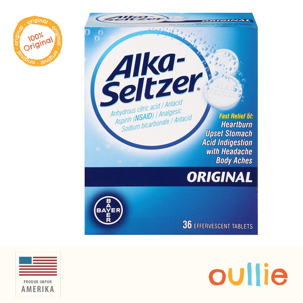 Jual Alka-Seltzer Effervescent Heartburn Relief & Antacid Reducer ...