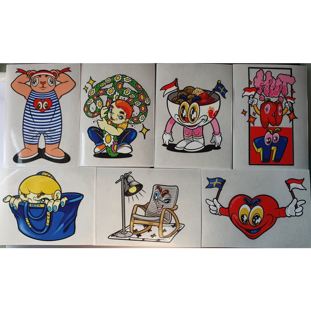 Jual Stiker Muklay Kolaborasi HUT RI 77 | Shopee Indonesia