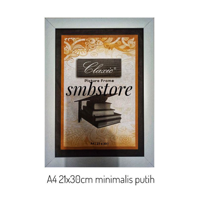 Jual Bingkai frame figura pigura pigora foto A4 (21x30cm)hitam putih ...