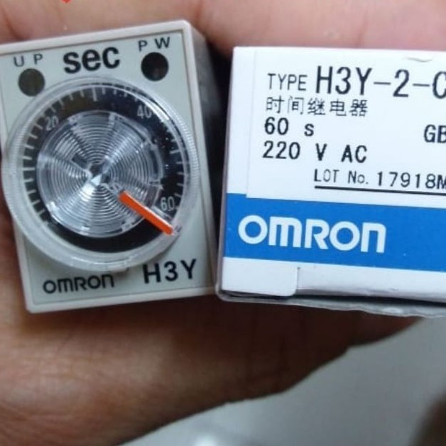 Jual Timer Omron H3Y 2 C 60S 220V AC Shopee Indonesia