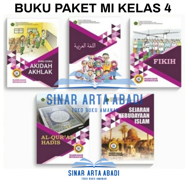 Jual Buku Akidah Akhlak Fikih Bahasa Arab Alquran Hadis SKI Paket MI ...