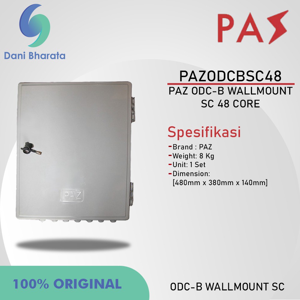 Jual ODC B 48Core PAZ SC UPC Fiber Optik Optical Distribution Cabinet ...