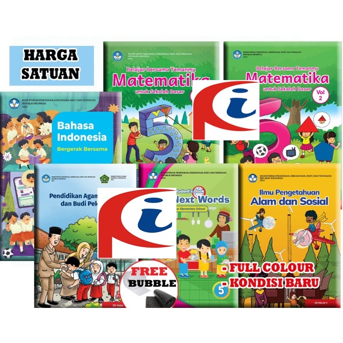 Jual Buku Paket Kelas 5 SD Kurikulum Merdeka / Sekolah Penggerak ...