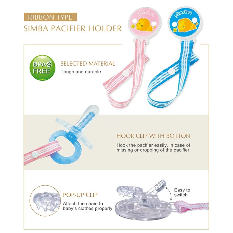 Jual Simba Pacifier Holder Ribbon Type | Shopee Indonesia