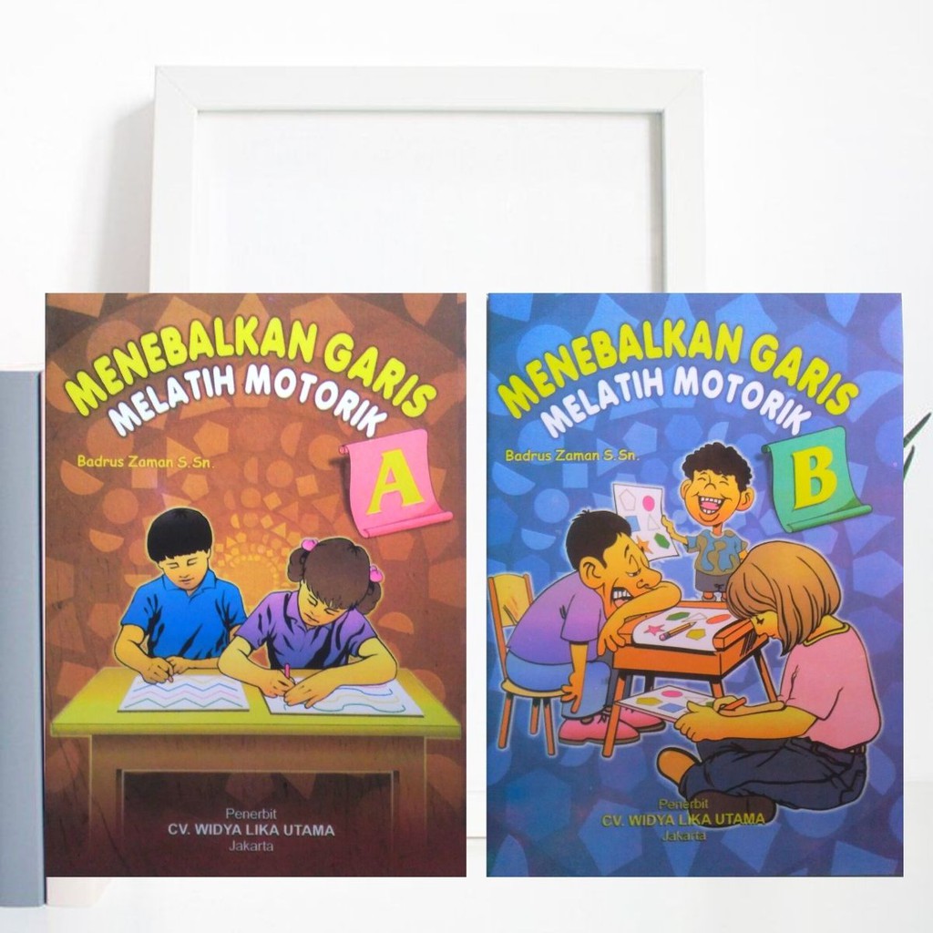 Jual Paket Buku Anak TK-PAUD Menebalkan Garis Dan Edukasi Jilid A-B ...