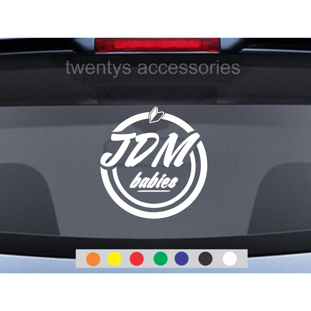 Jual Stiker Kaca Mobil Sticker JDM BABIES Stiker Cutting | Shopee Indonesia