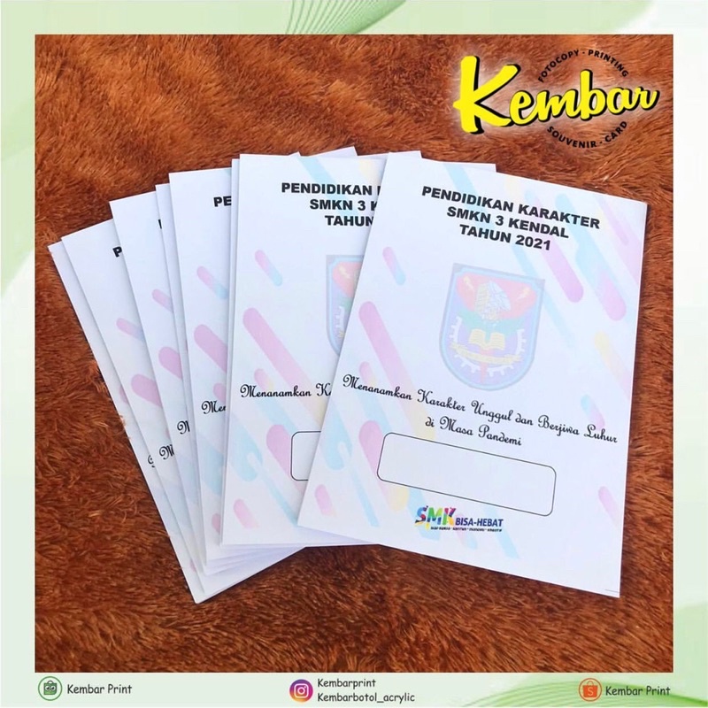 Jual 5 BLOCKNOTES A5 CUSTOM FREE DESIGN | Shopee Indonesia