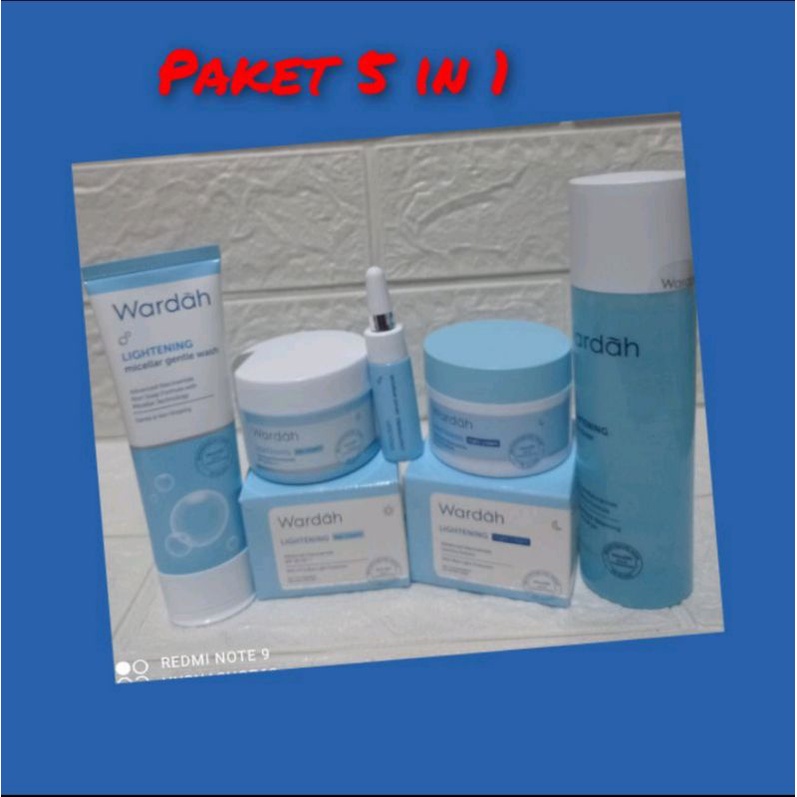 Jual Paket Wardah Lightening Hemat / kosmetik Wardah Lightening