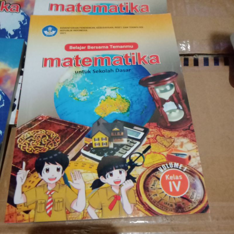 Jual Matematika Kurikulum Merdeka Kelas 4 SD Volume 1 2 | MTK Kelas IV ...