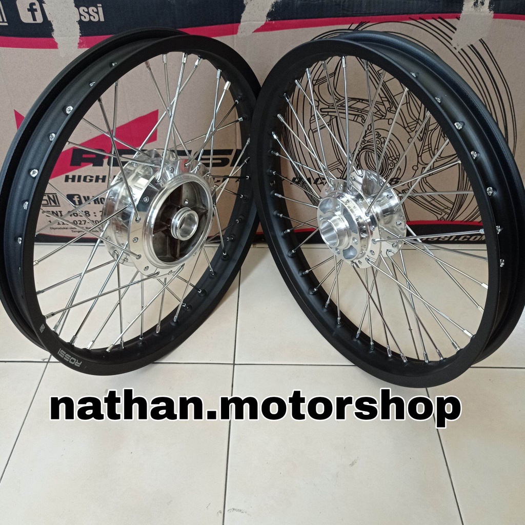 Jual Velg RX King Rossi 140*160-17 Depan Belakang Full Set - Pelek RX ...