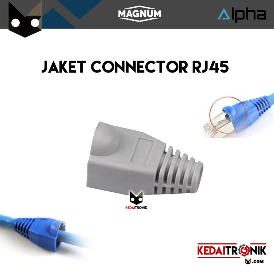 Jual Jaket Connector RJ45 Cover Pelindung Konektor LAN PVS Karet ...