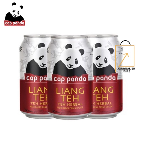 Jual Paket 3pcs Cap Panda Liang Teh Kaleng Minuman Herbal Panas Dalam