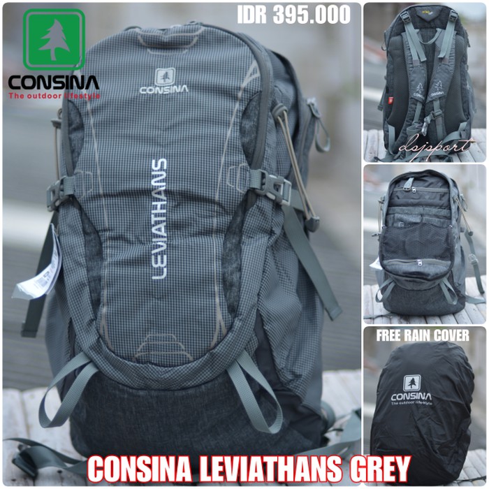 Jual TAS GUNUNG RANSEL CARRIER CONSINA LEVIATHANS ORIGINAL BONUS RAIN COVER Shopee Indonesia