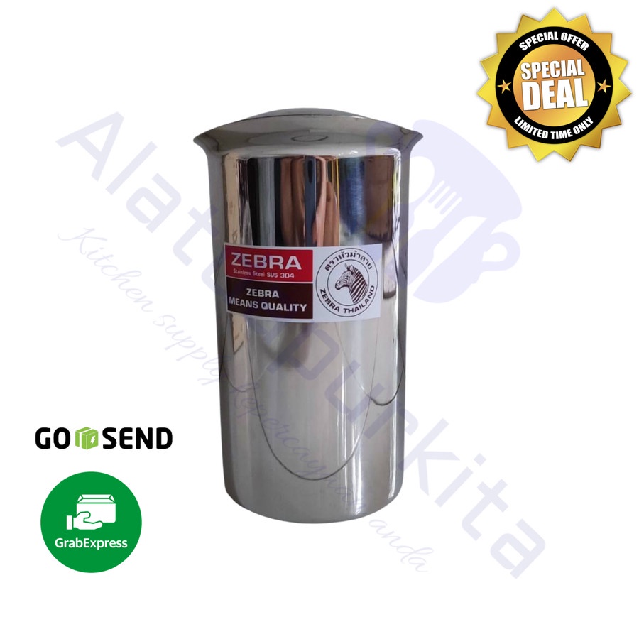 Jual Water Jug Pitcher Teko Minuman Zebra Full Stainless Kapasitas 1.9 ...