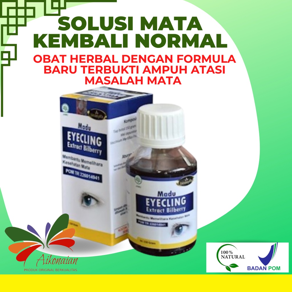 Jual Obat Mata Minus Madu Eyecling Original Obat Herbal Mata Mines Mata