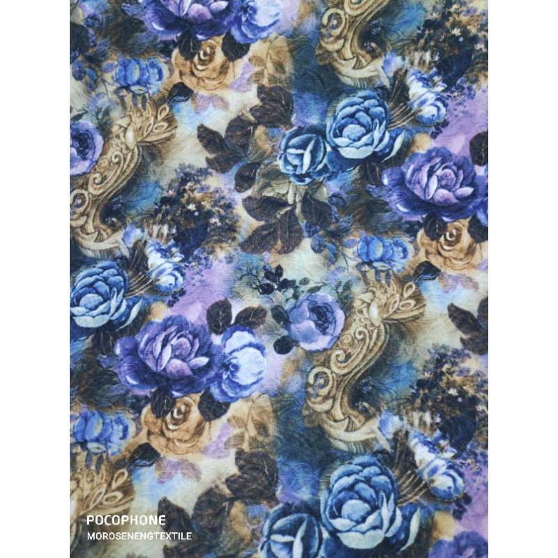 Jual ﻿Kain Dress Jacquard Italy Bunga Emboss | Shopee Indonesia