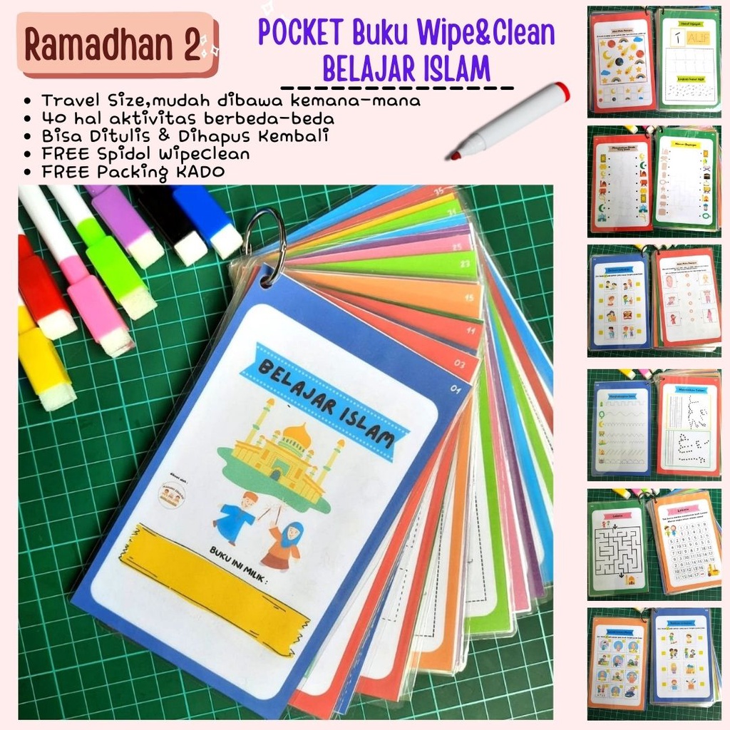 Jual Aktivitas Ramadan Buku Kegiatan Ramadhan Anak TK PAUD SD Bulan ...