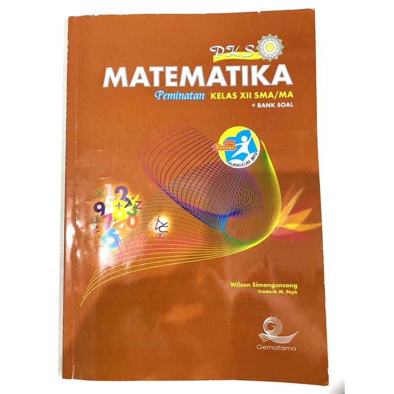 Materi matematika peminatan kelas 12 semester 2