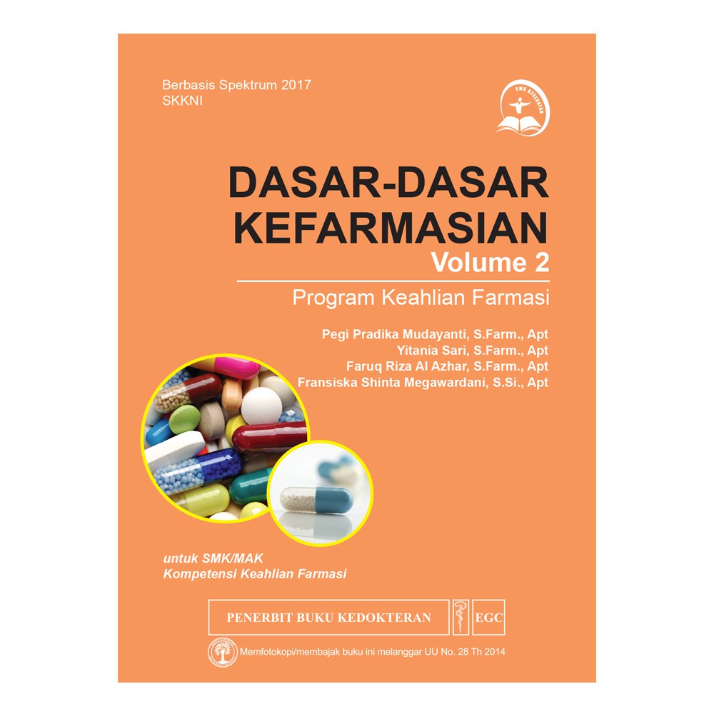 Jual Dasar-Dasar Kefarmasian Volume 2 Program Keahlian Farmasi | Shopee ...