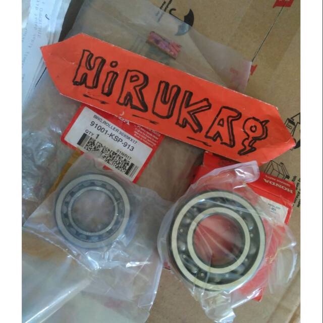 Jual Bearing Laher Laker Askruk Set Verza Megapro Monoshock Original Ahm Shopee Indonesia