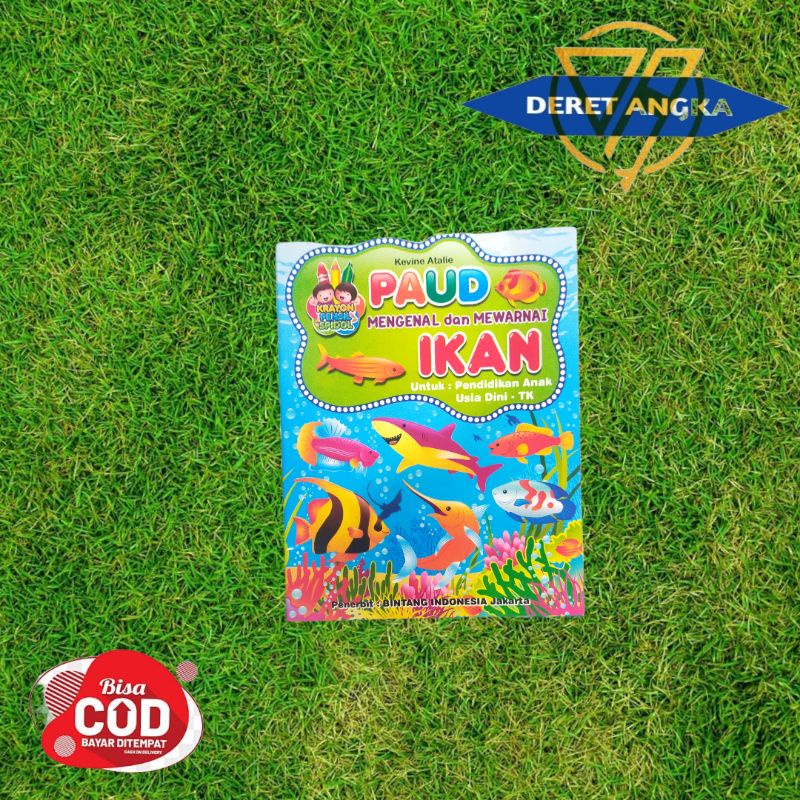 Jual Buku Mengenal Dan Mewarnai Ikan | Shopee Indonesia