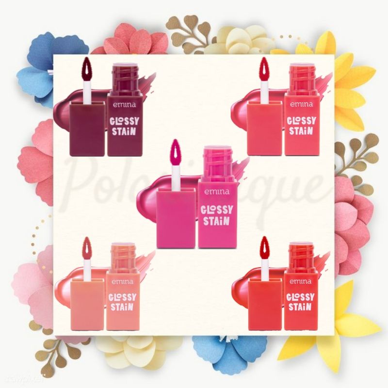 Jual Emina Glossy Stain 3 g Lip Tint Autumn Bell Spring Dazzle