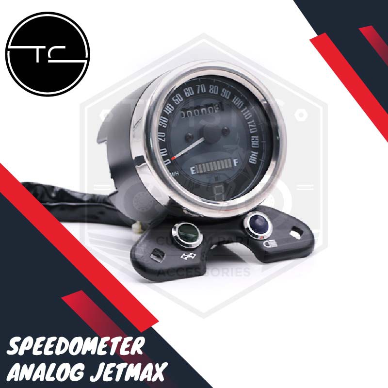 Jual Speedometer Analog JetMax Motor Custom Bobber W175 Benelli Scorpio Universal Shopee Indonesia