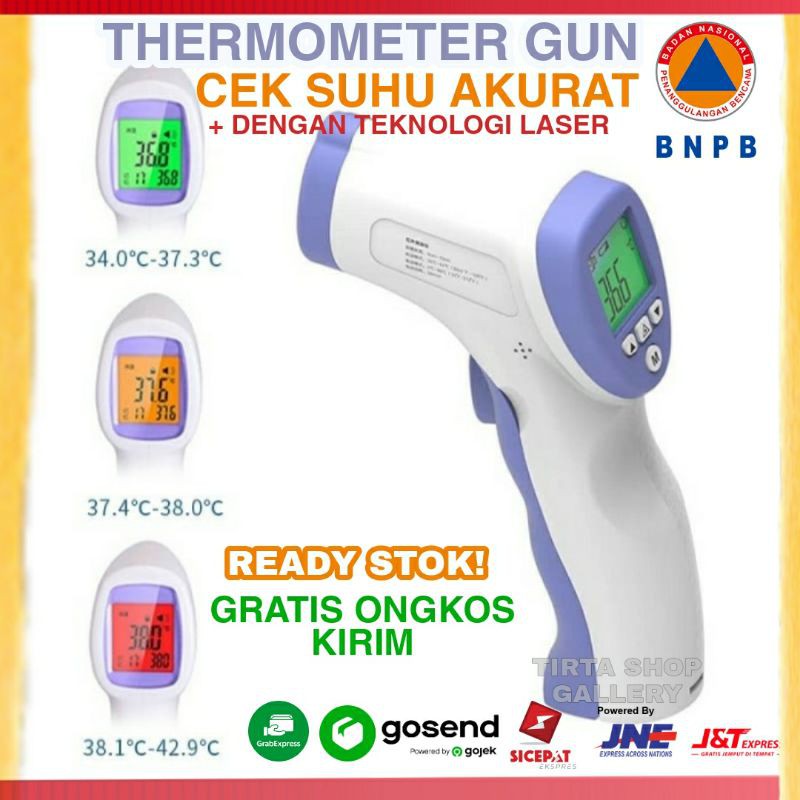 Jual Thermometer Infrared Gun Termometer Tembak Thermo Termo Non ...