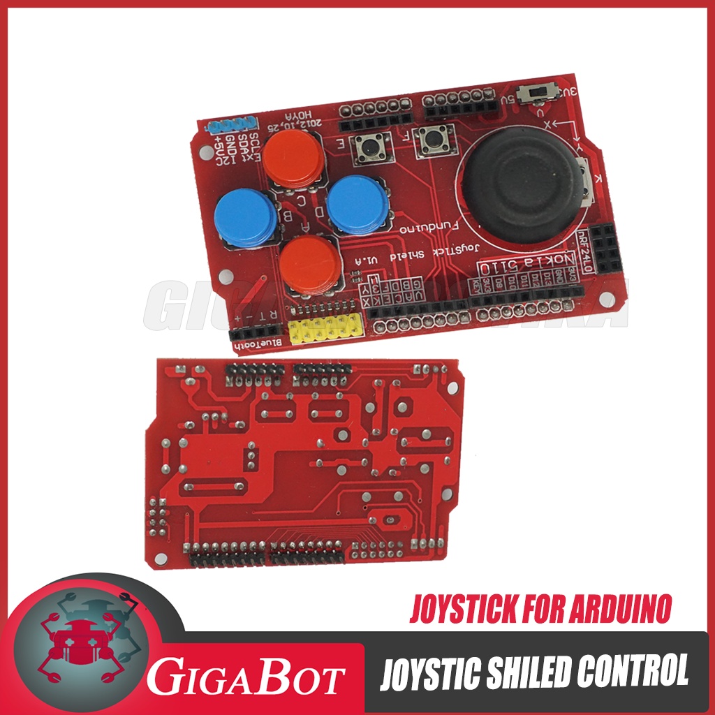 Jual ARDUINO JOYSTICK SHIELD GAMEPAD SHIELD FOR CONTROL ARDUINO UNO ...