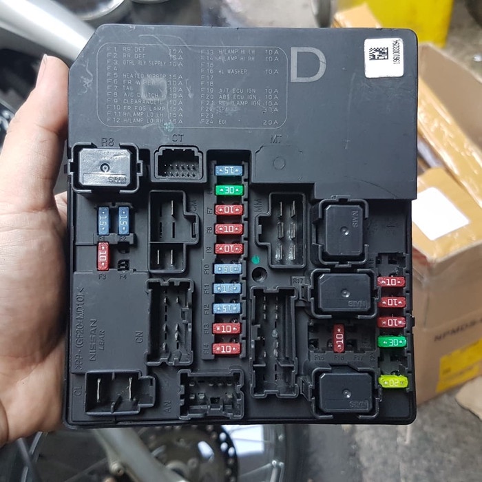 Jual Navara D40 At Yd25 Ipdm Fuse Box Sekering 100 Ori Nissan Shopee Indonesia