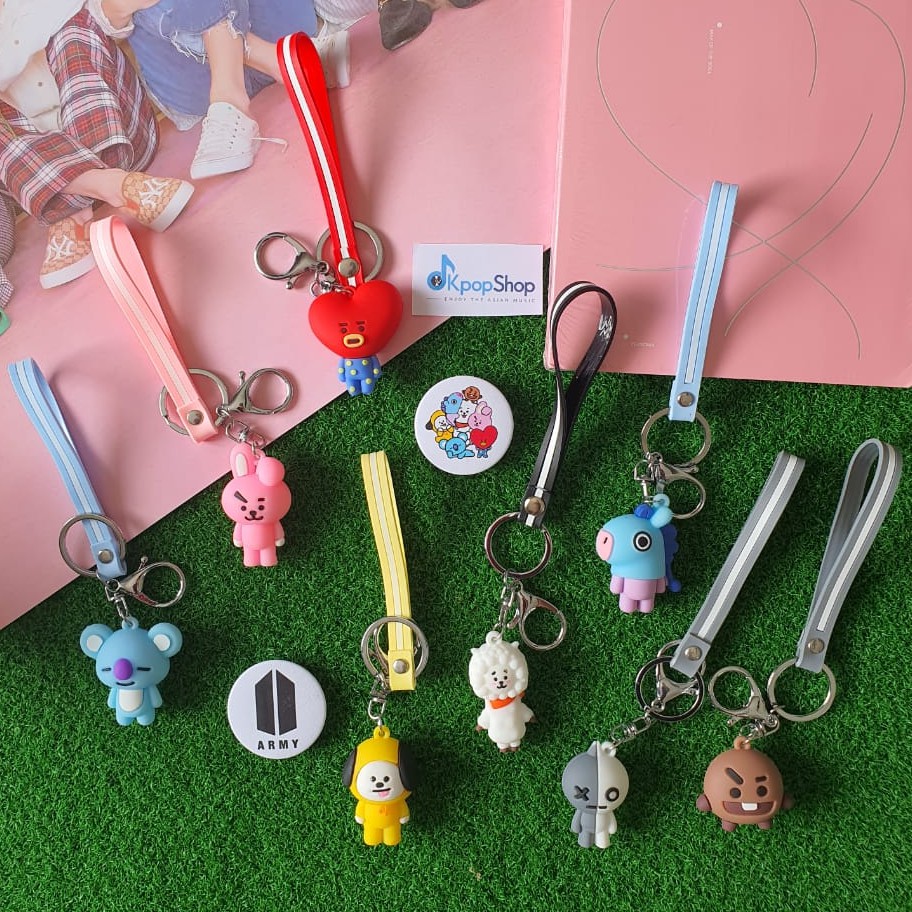 Jual [READY COD] GANTUNGAN BT21 BTS KEYCHAIN SILIKON PREMIUM | Shopee ...