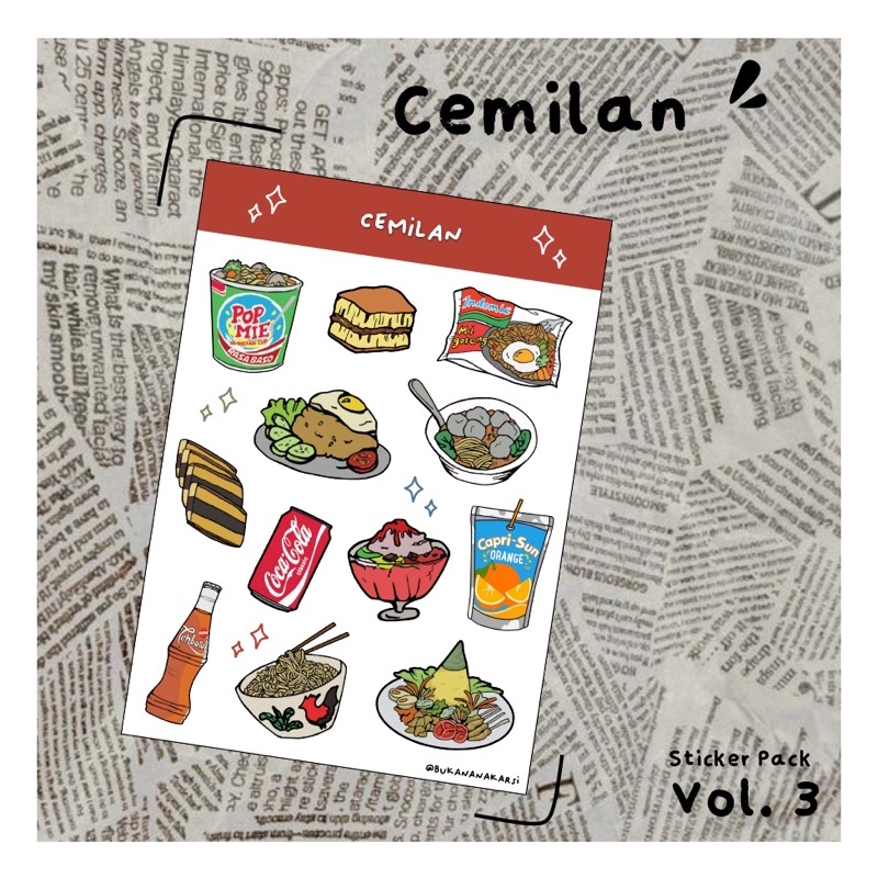 Jual STIKER AESTHETIC CEMILAN | Shopee Indonesia