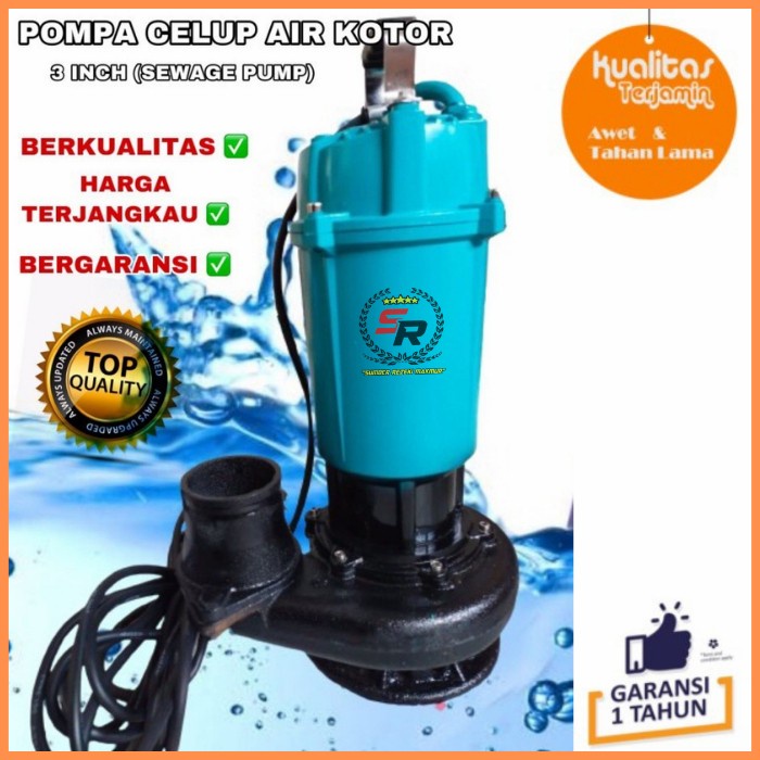 Jual Produk Terbaru Pompa Celup Air Kotor 3 Inch Sewage Pompa Celup Air ...