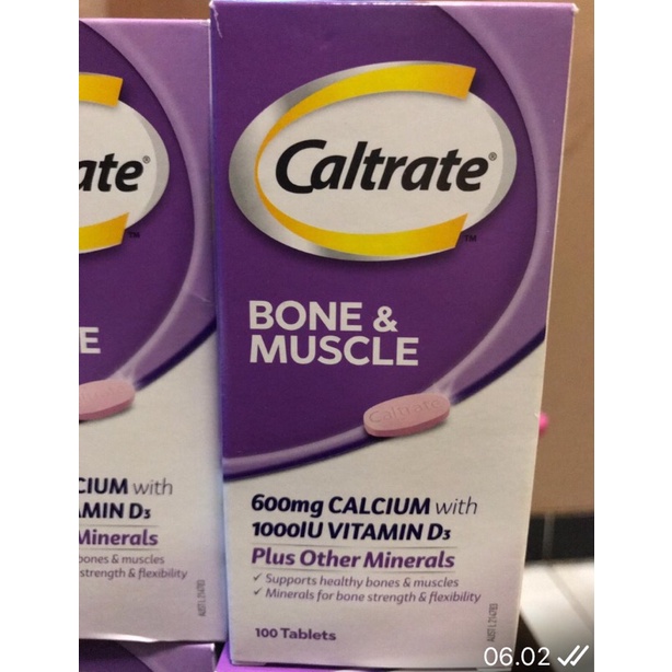 Jual Caltrate Bone And Muscle 100 Tablet Suplemen Tulang And Otot Calcium