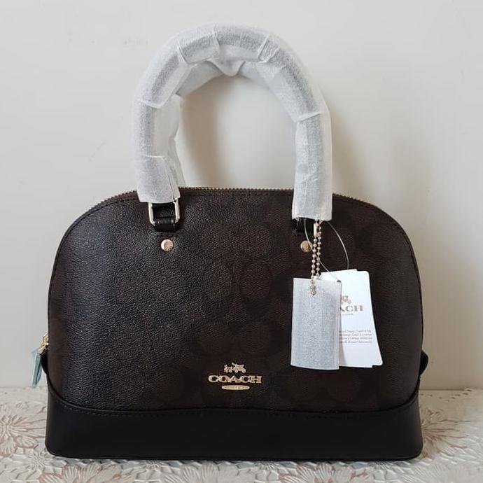 Jual [Ready] Coach Signature Mini Sierra Mahogany - Original Guarantee ...