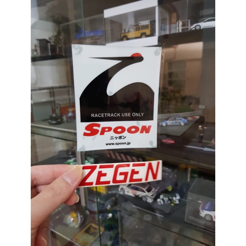Jual Stiker sticker spoon racetrack tempel dalam kaca stickon | Shopee ...